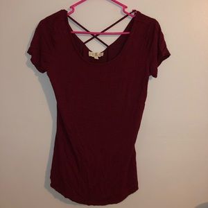 Maroon shirt